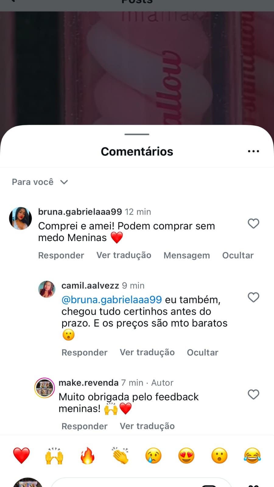 Feedback Instagram